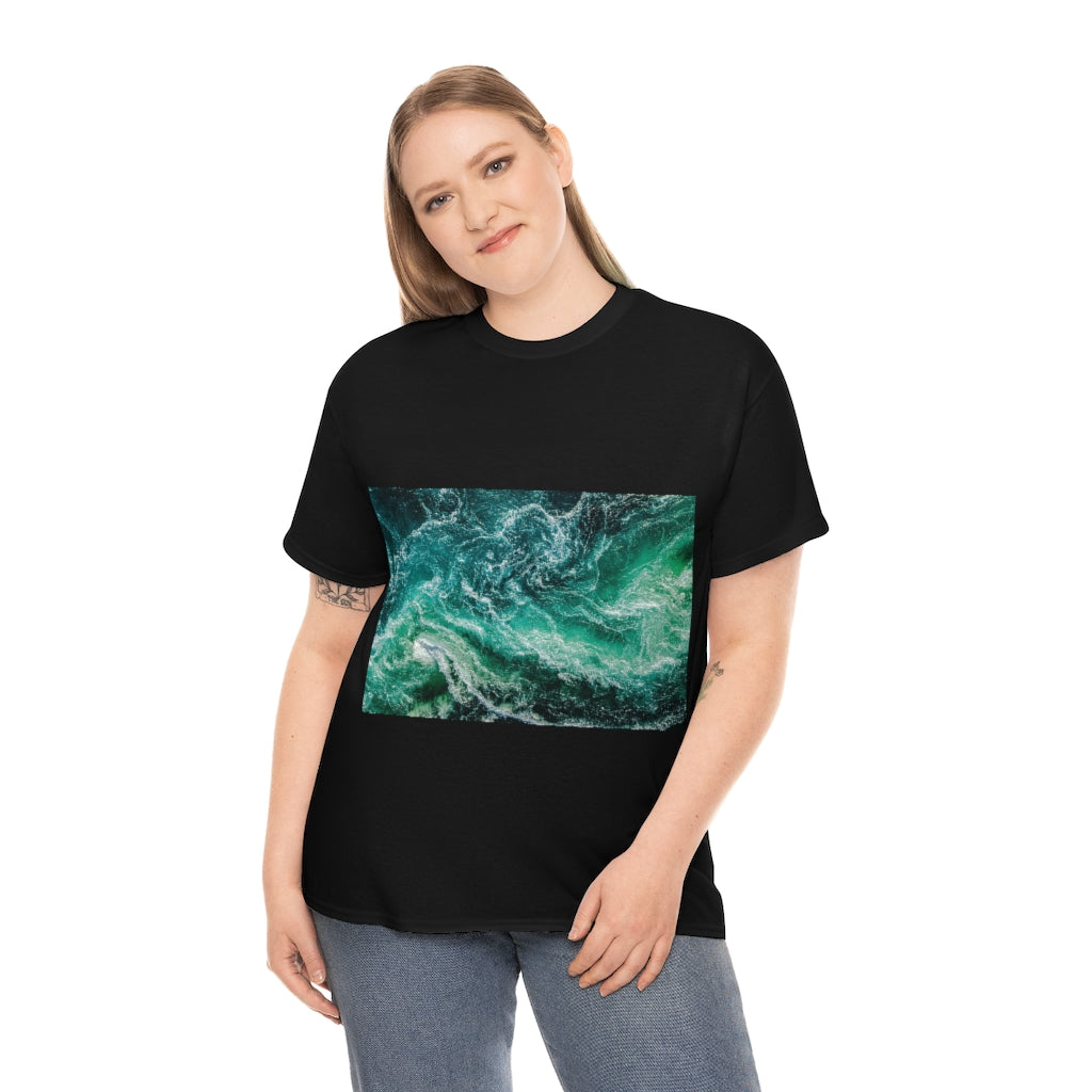 Waves Of Water Unisex Heavy Cotton Tee