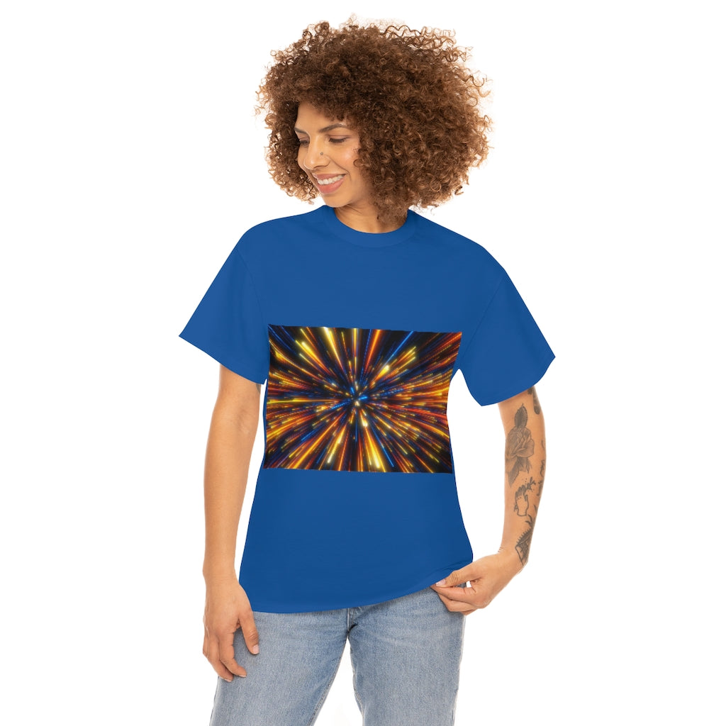 Abstract Space Unisex Heavy Cotton Tee