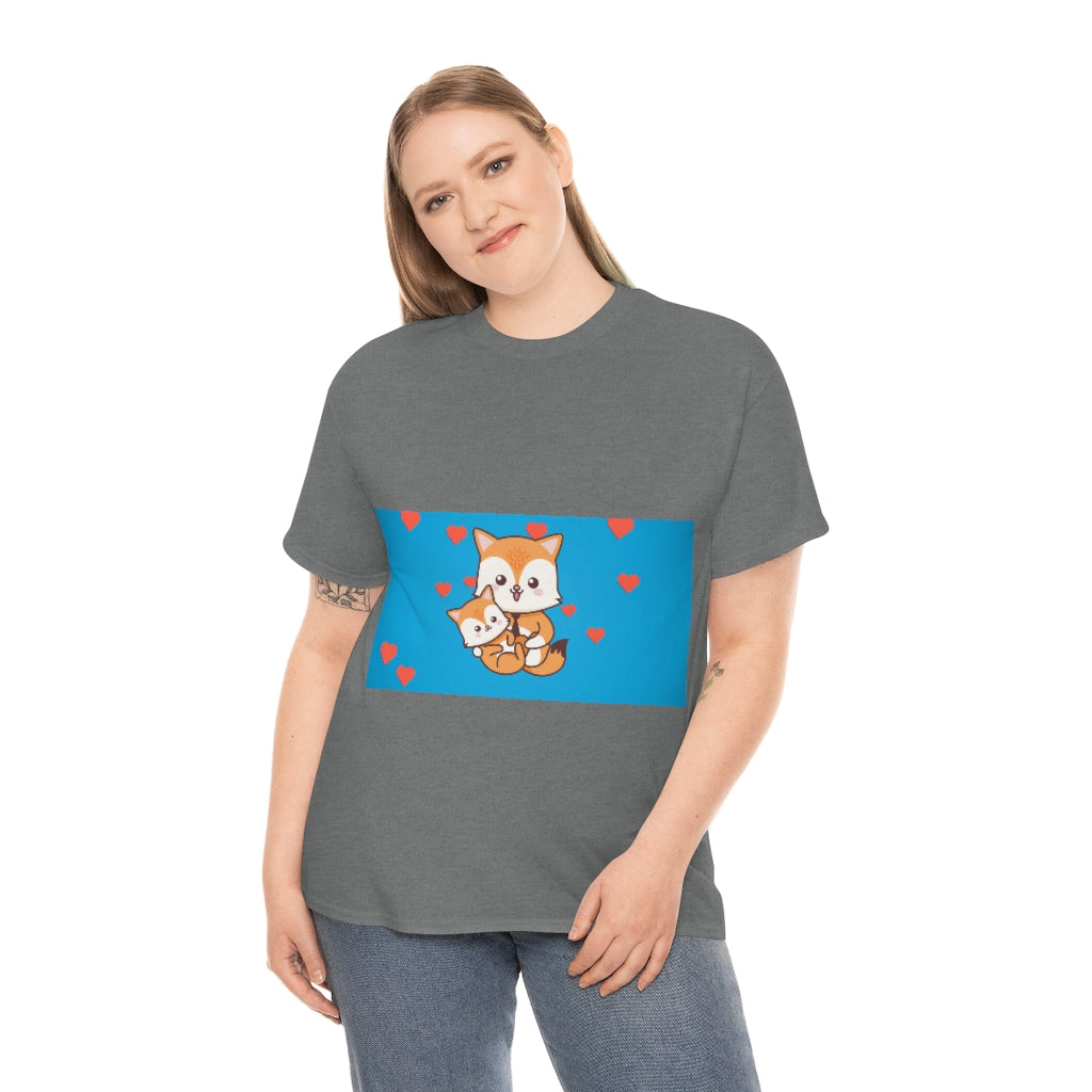 Fox Family Unisex Heavy Cotton Tee