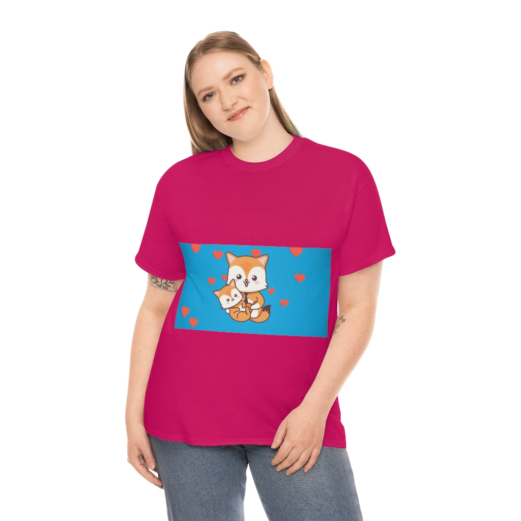 Fox Family Unisex Heavy Cotton Tee