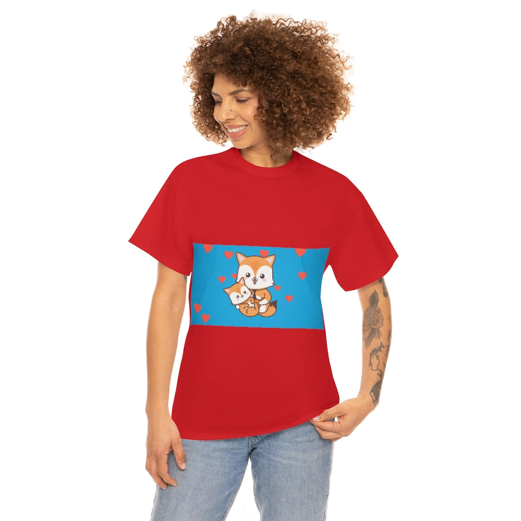 Fox Family Unisex Heavy Cotton Tee