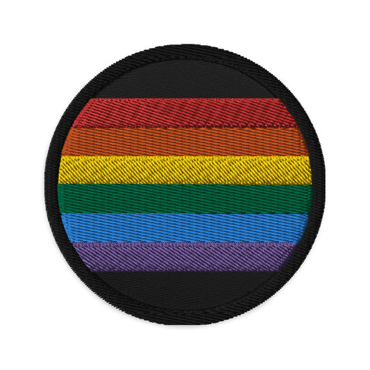 Pride Rainbow flag Embroidered patches