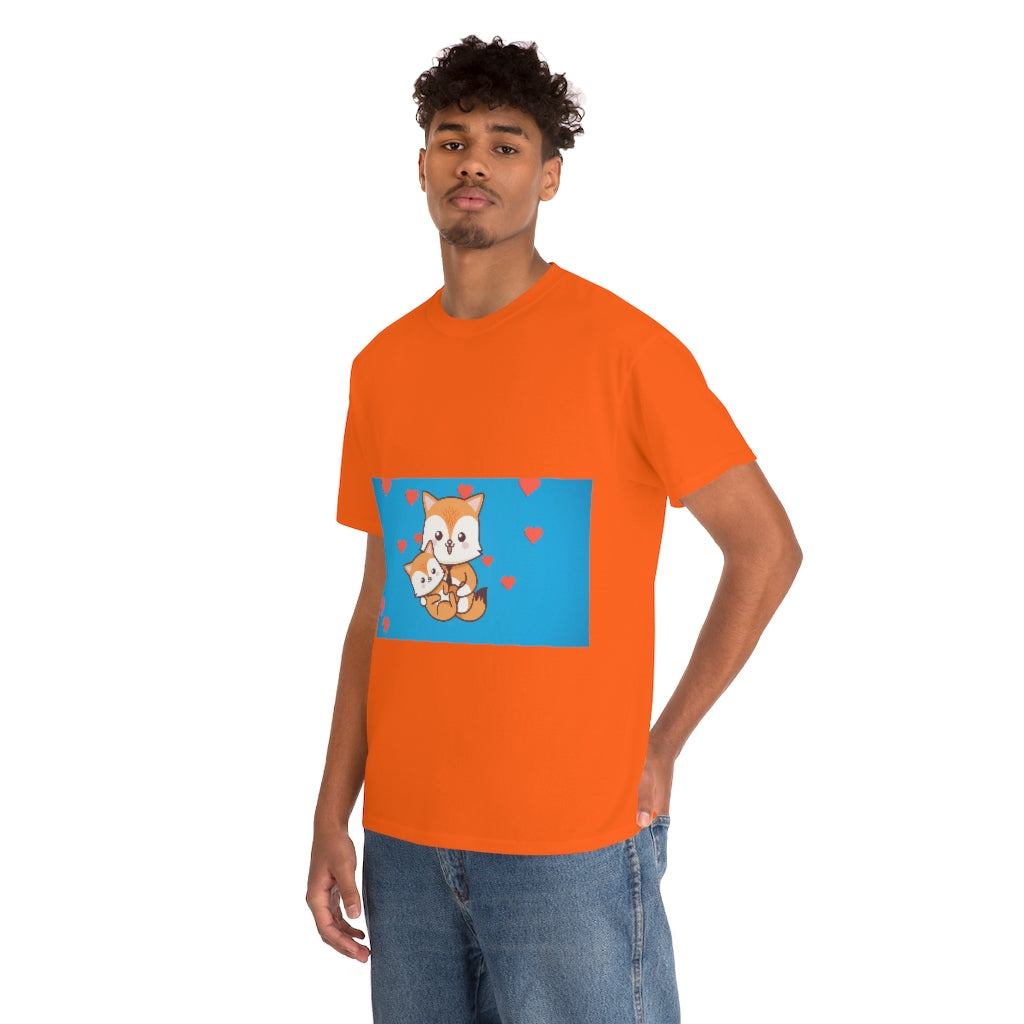 Fox Family Unisex Heavy Cotton Tee