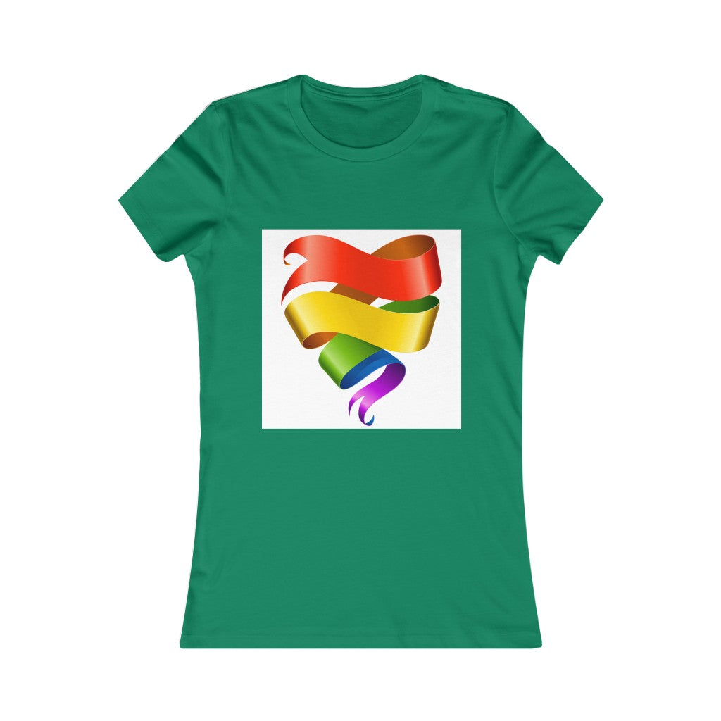 Rainbow Ribbon Women's Favorite Tee