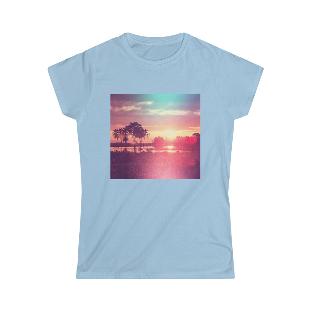 Summer Sunset Women's Softstyle Tee