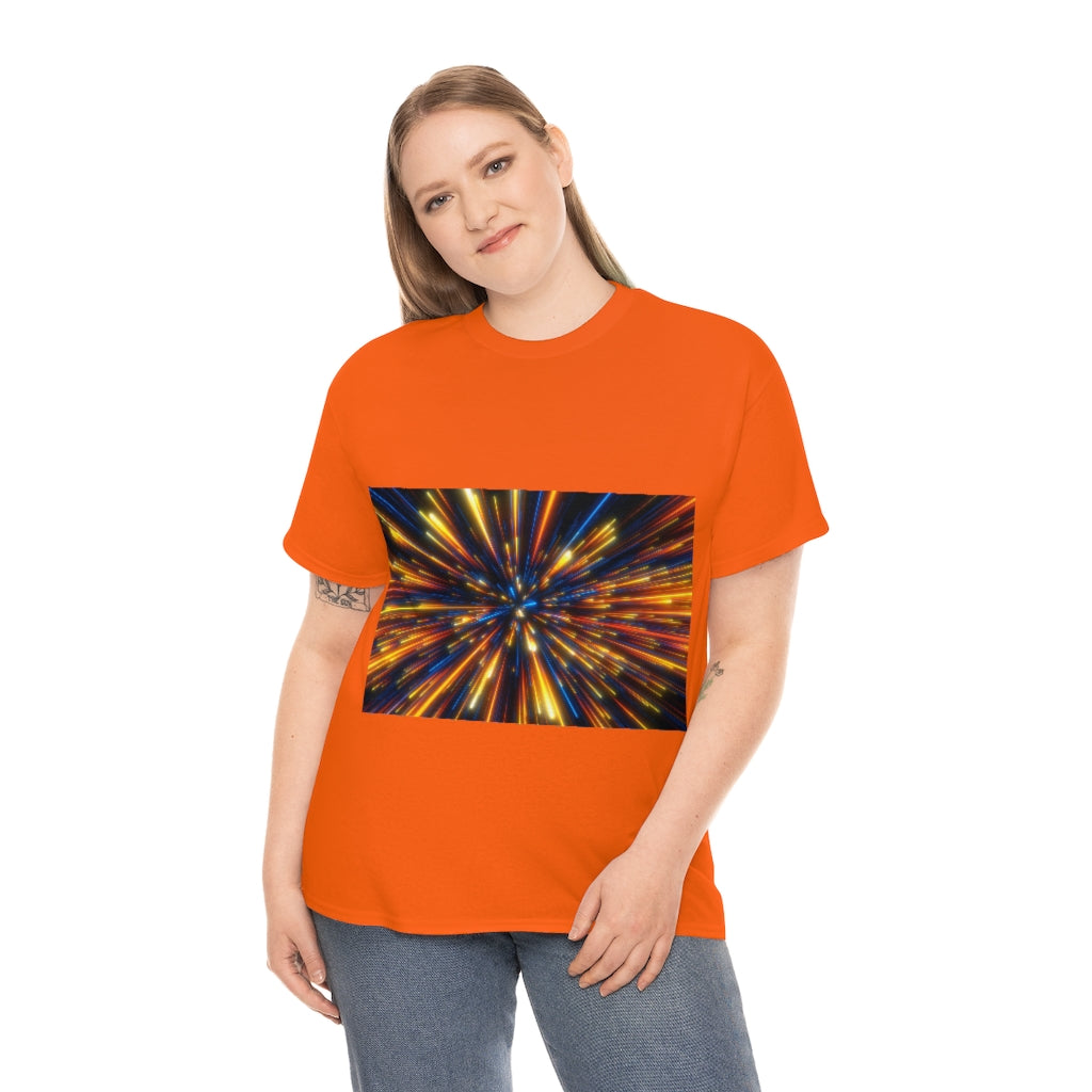 Abstract Space Unisex Heavy Cotton Tee