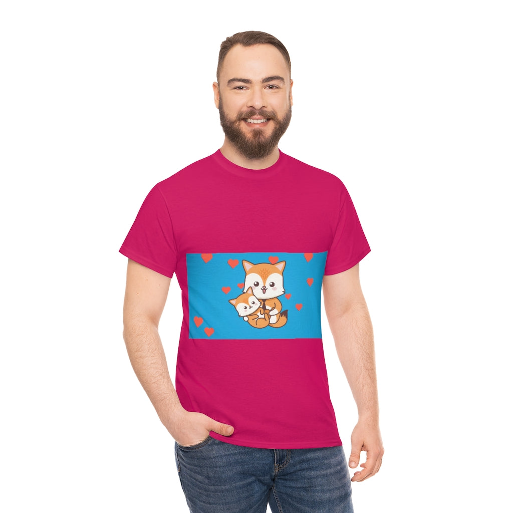 Fox Family Unisex Heavy Cotton Tee