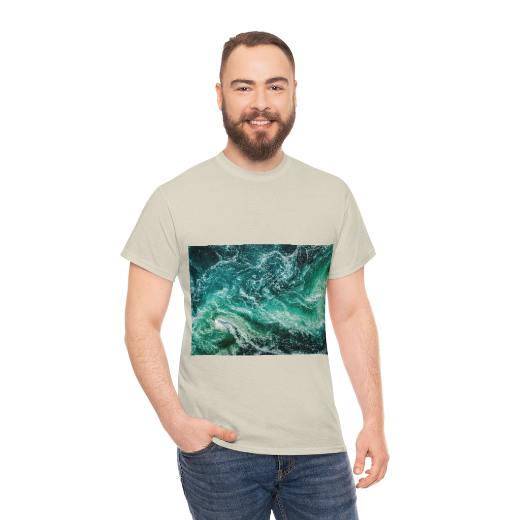 Waves Of Water Unisex Heavy Cotton Tee