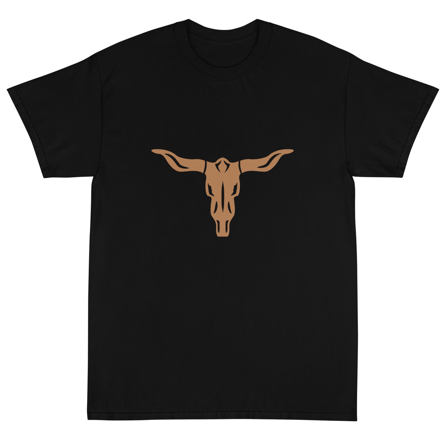 Bulls Skull and Horns Short Sleeve T-Shirt