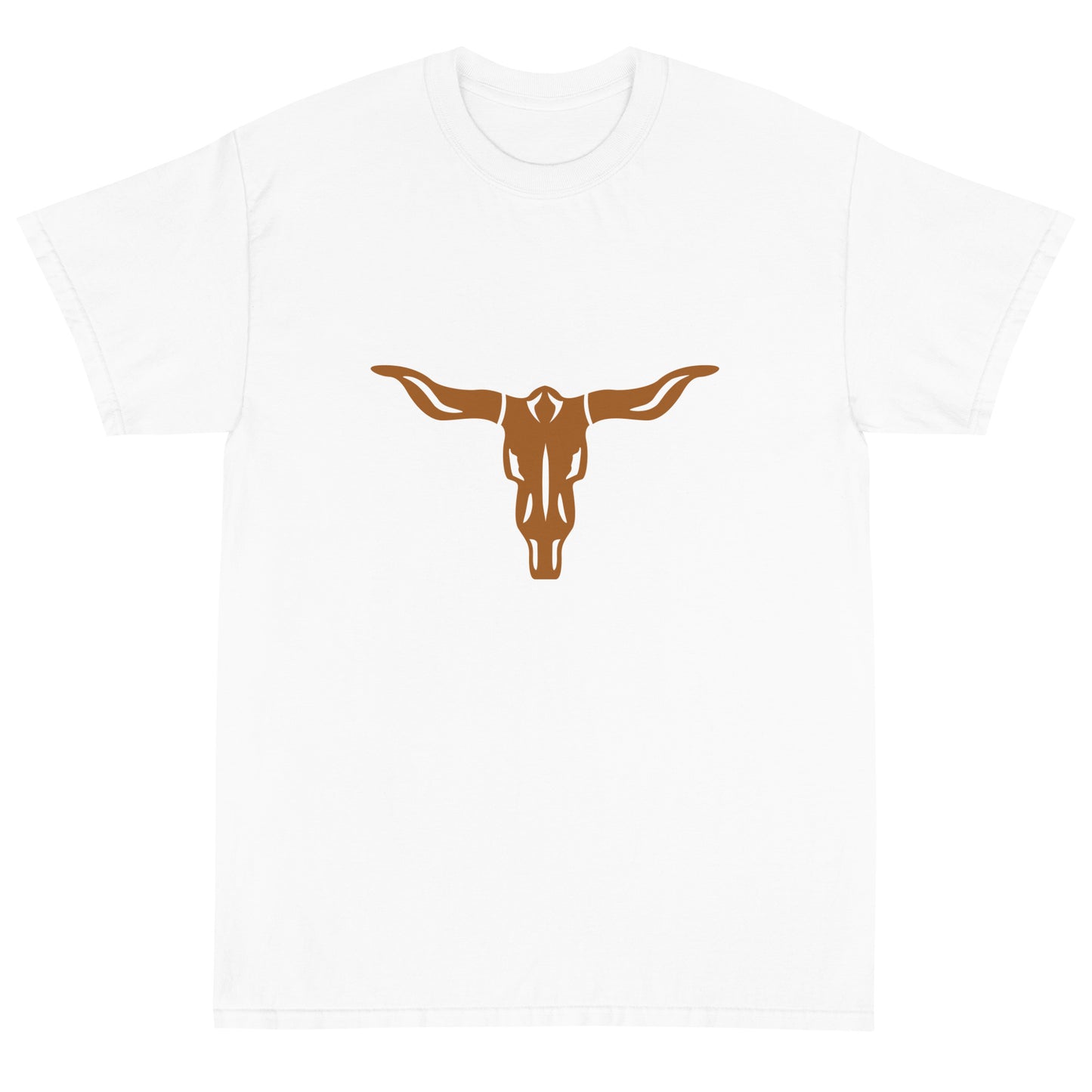 Bulls Skull and Horns Short Sleeve T-Shirt