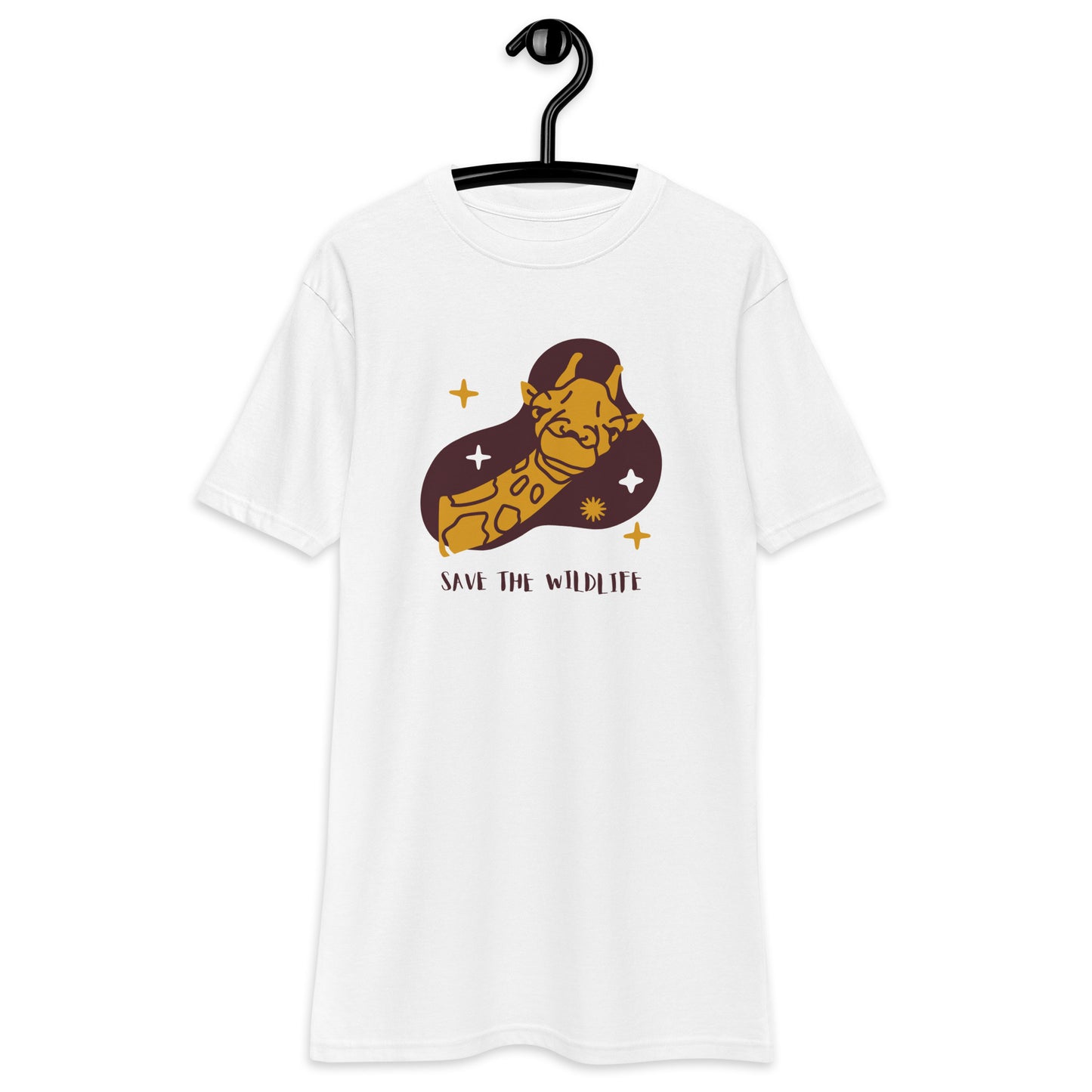 Save The Wildlife Men’s premium heavyweight tee