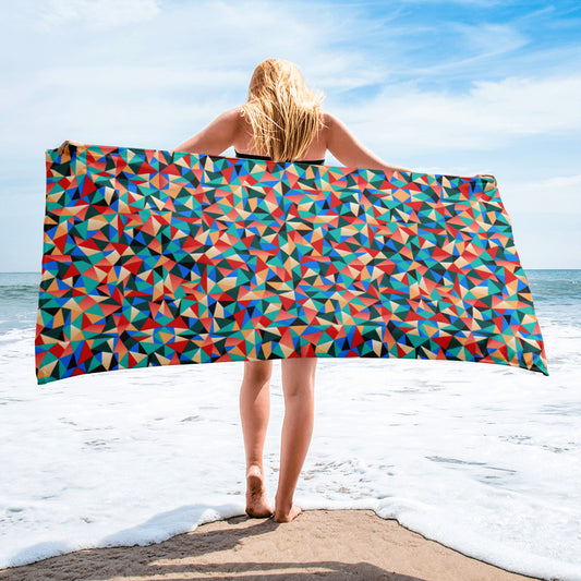 Kaleidoscope Blue Mix Towel