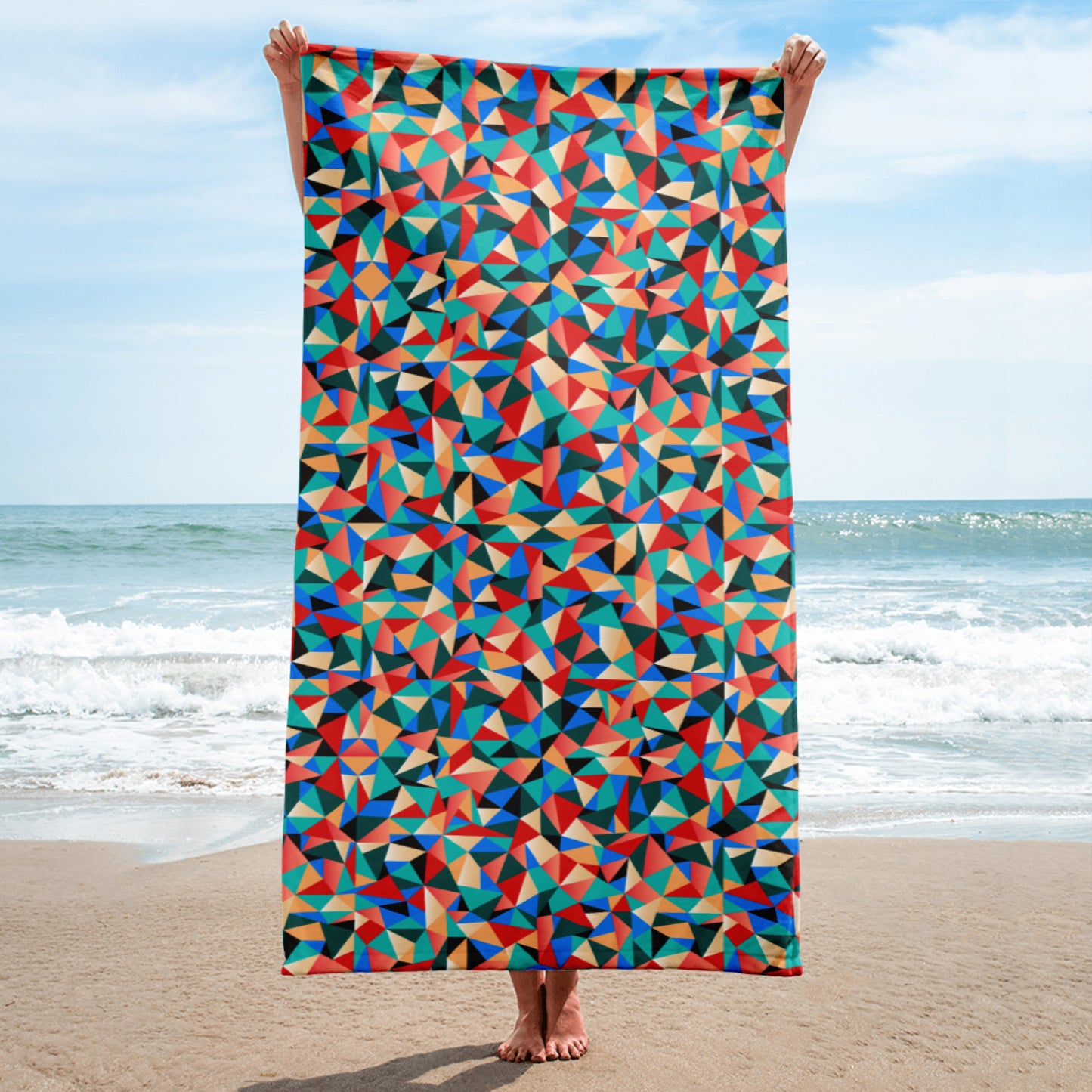 Kaleidoscope Blue Mix Towel