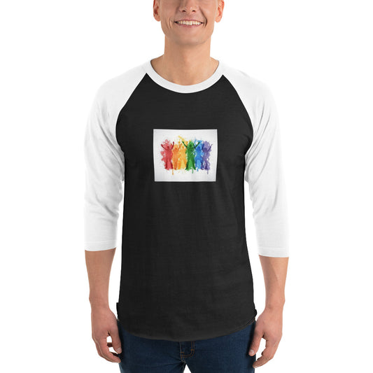 3/4 sleeve raglan shirt