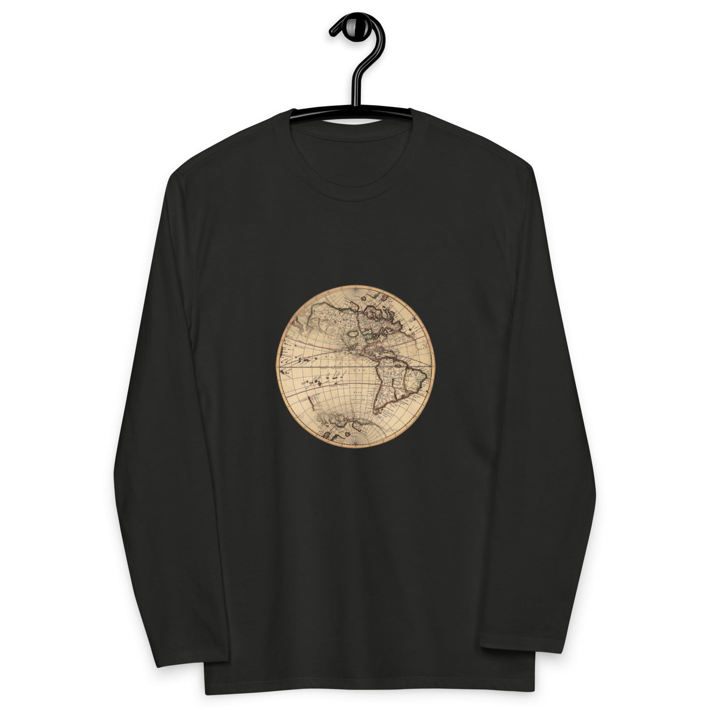 Vintage Globe Unisex fashion long sleeve shirt