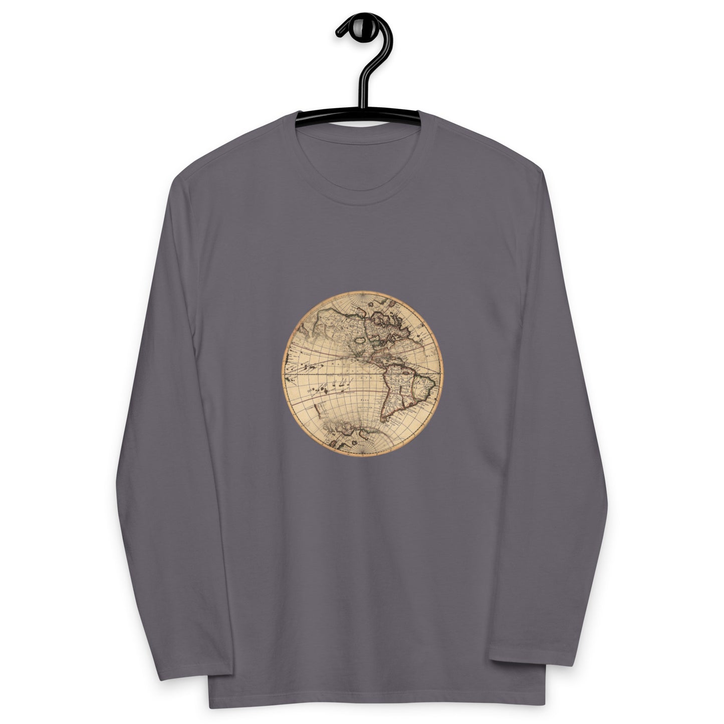 Vintage Globe Unisex fashion long sleeve shirt