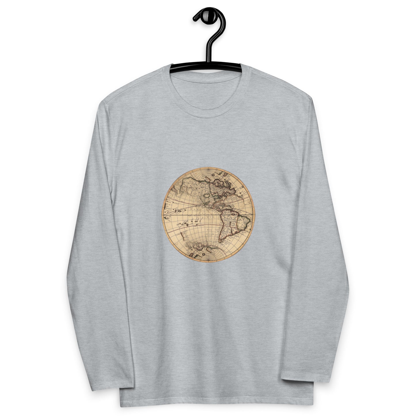 Vintage Globe Unisex fashion long sleeve shirt