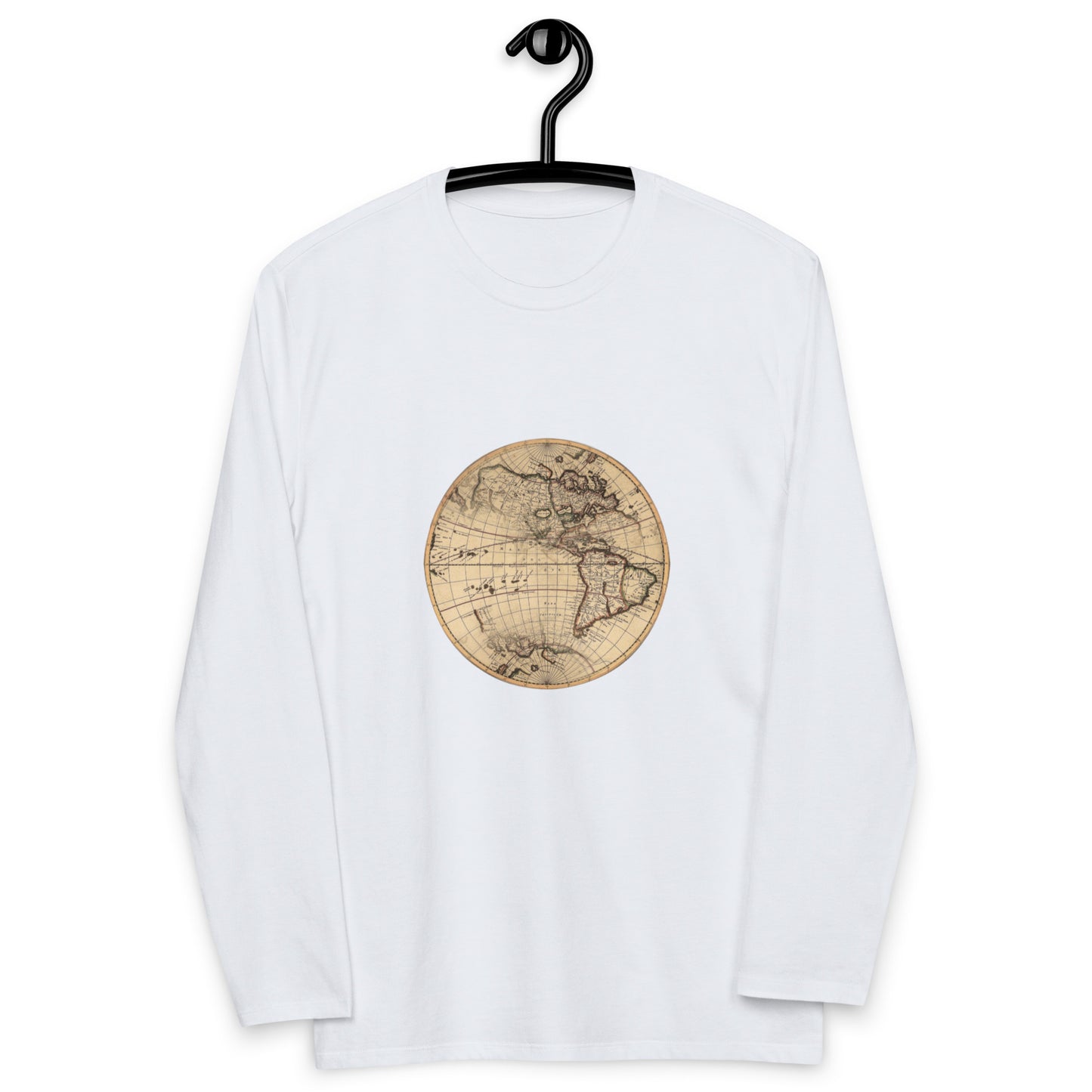 Vintage Globe Unisex fashion long sleeve shirt