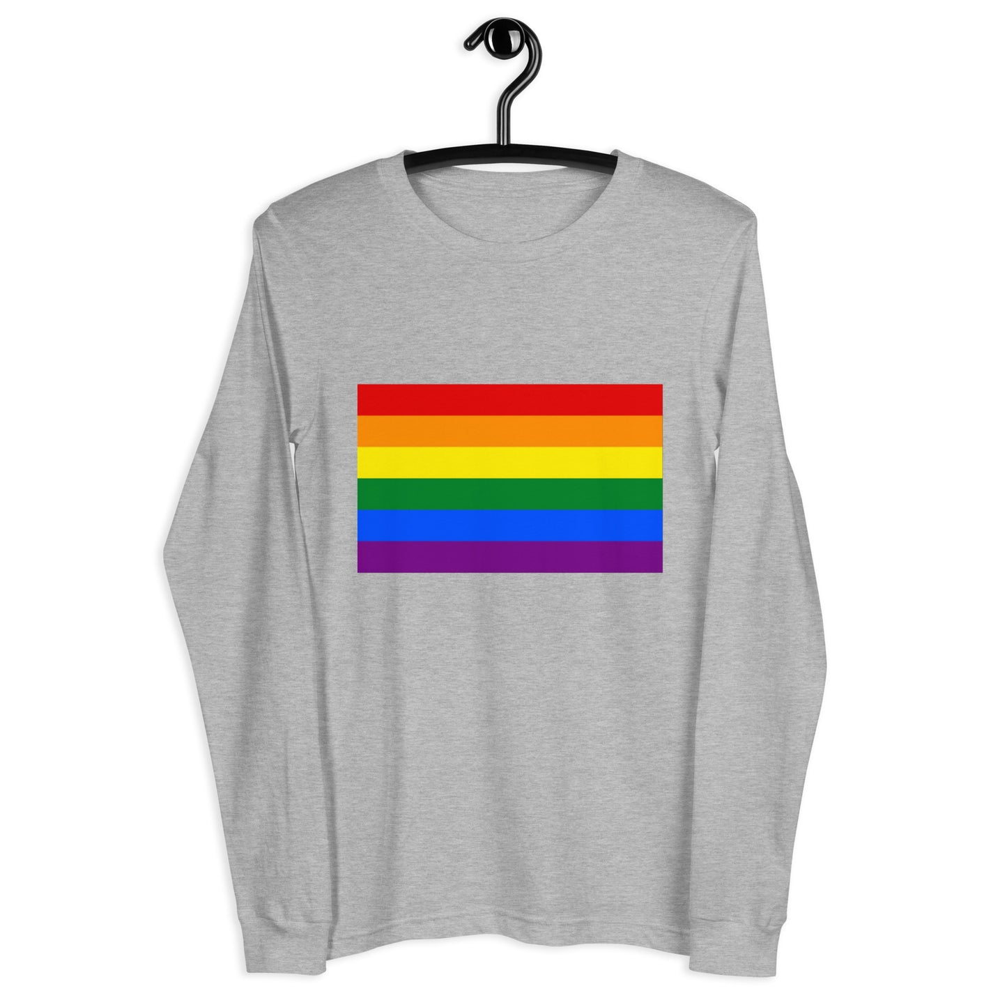 Pride Rainbow Flag Unisex Long Sleeve Tee