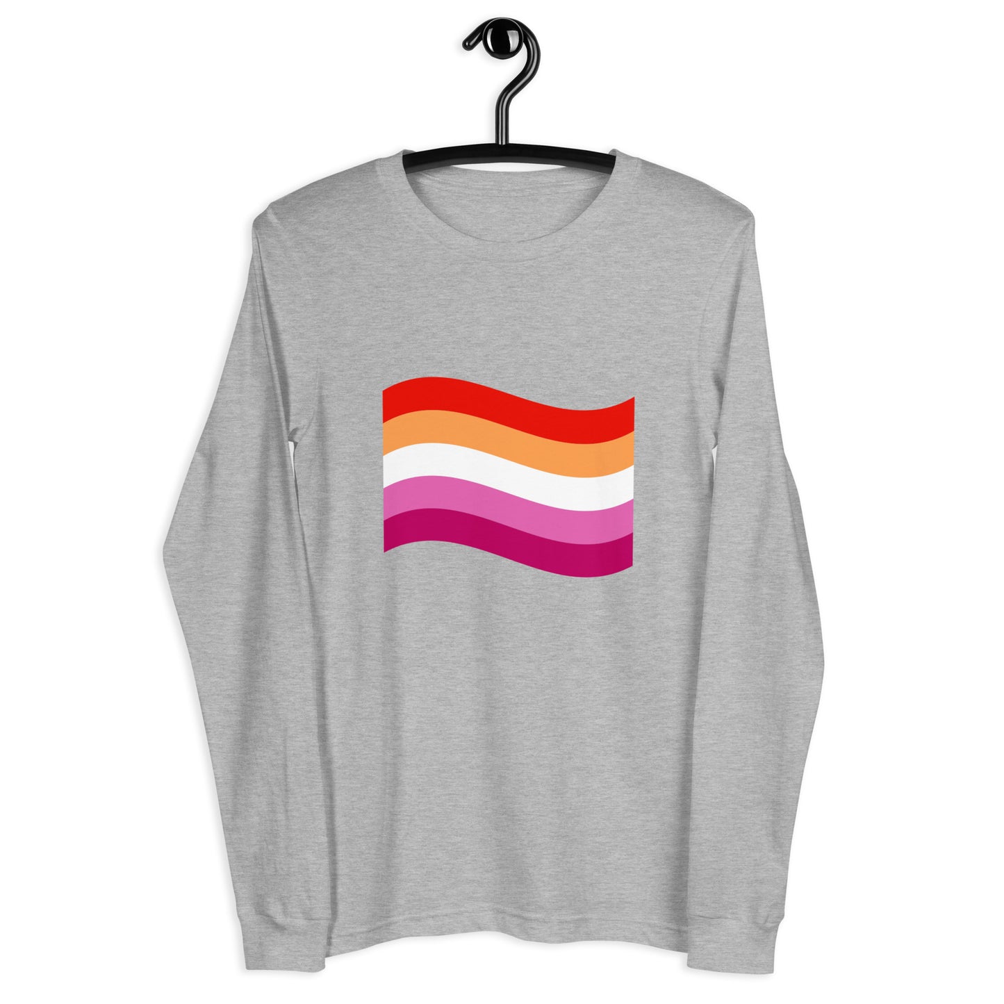 Lesbian Flag Unisex Long Sleeve Tee