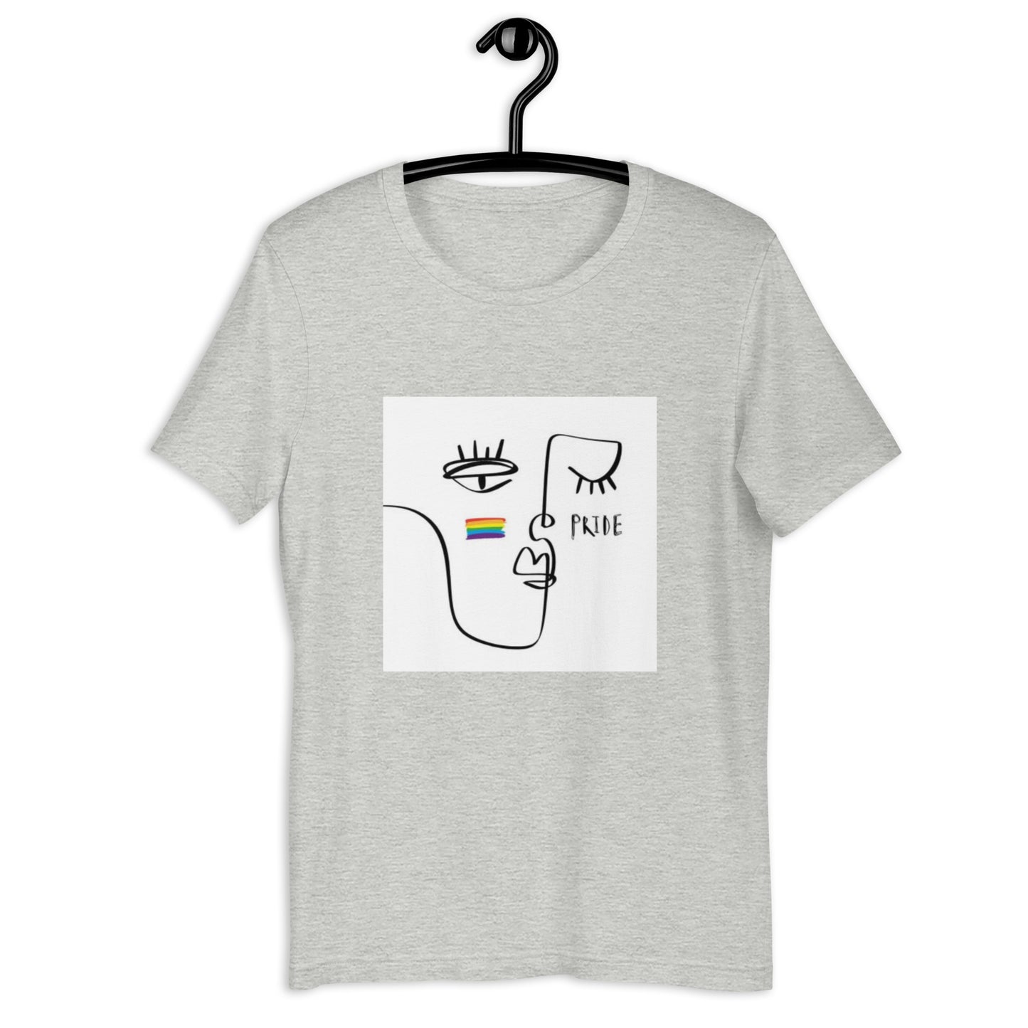 Pride face Unisex t-shirt