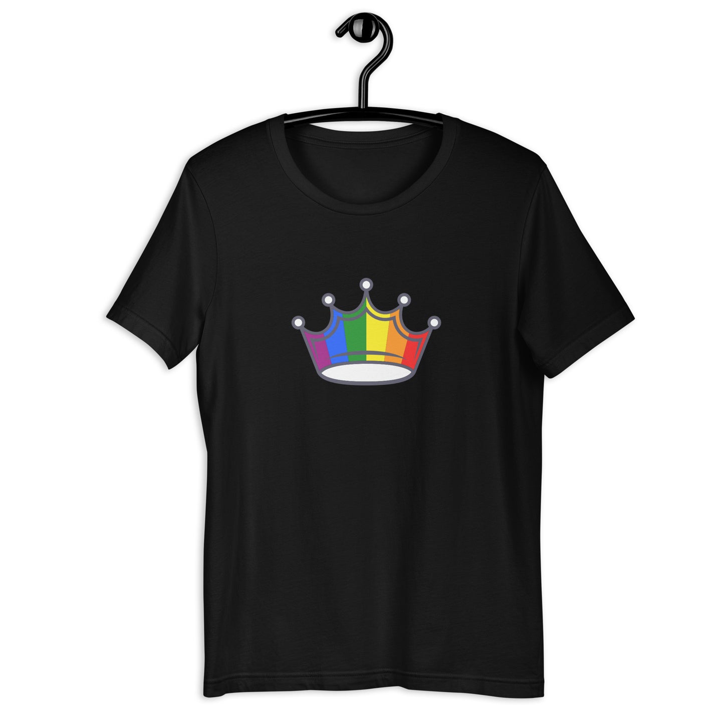 Rainbow Crown Unisex t-shirt