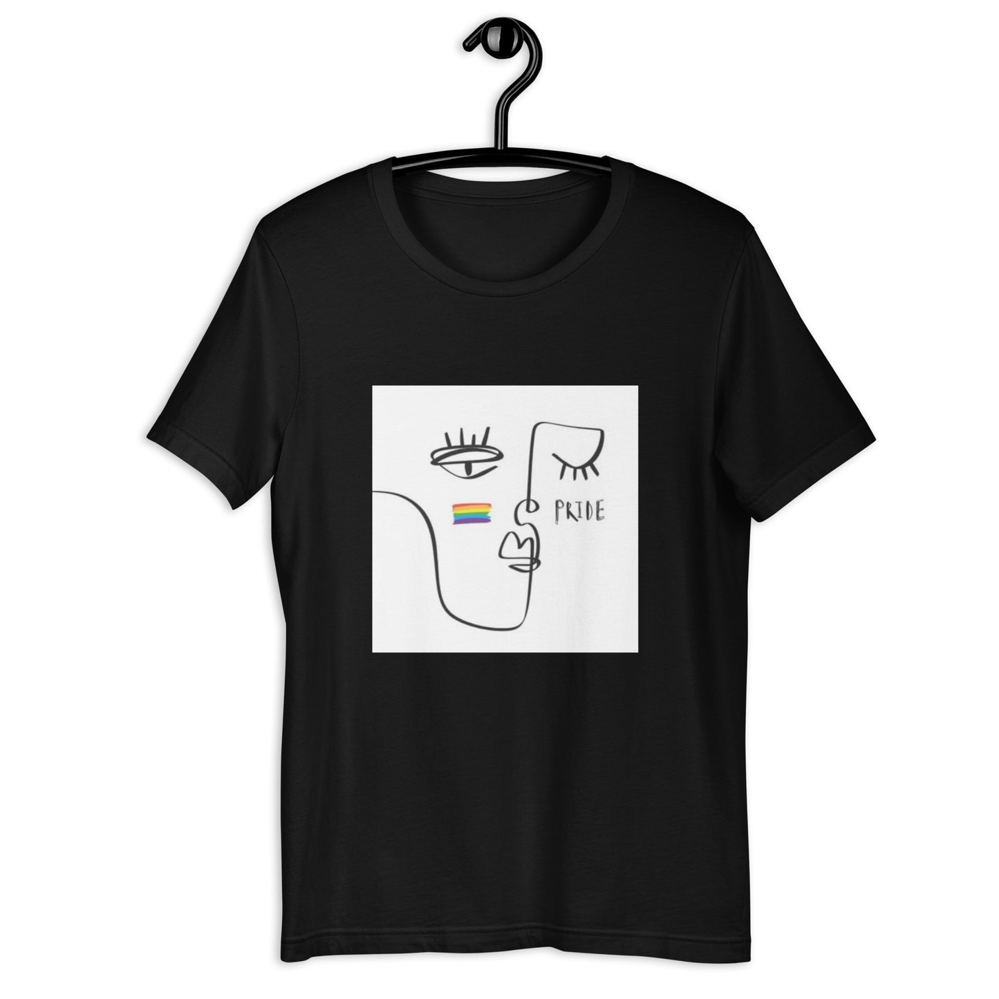 Pride face Unisex t-shirt