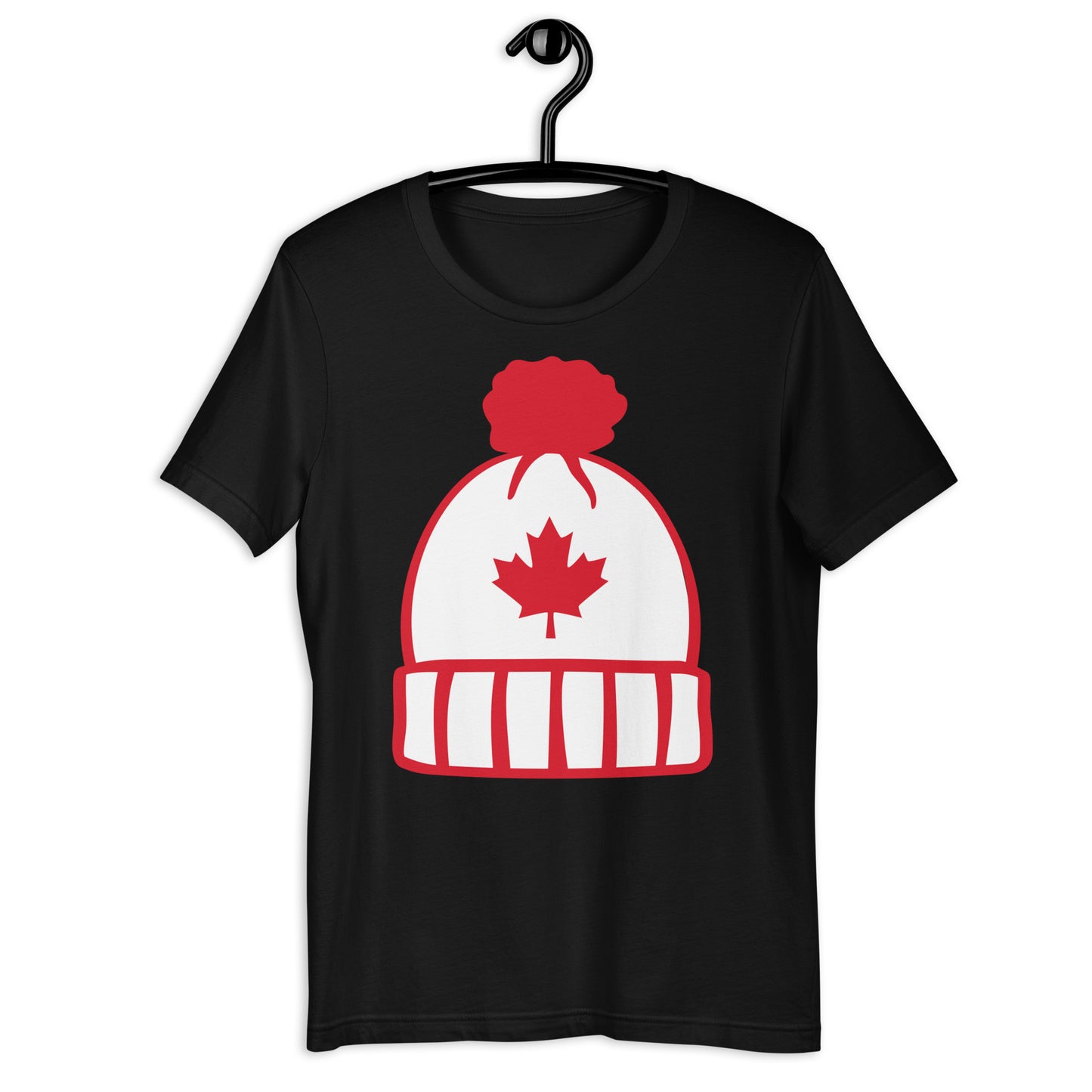 Canadian Maple Leaf Winter Hat  Unisex t-shirt