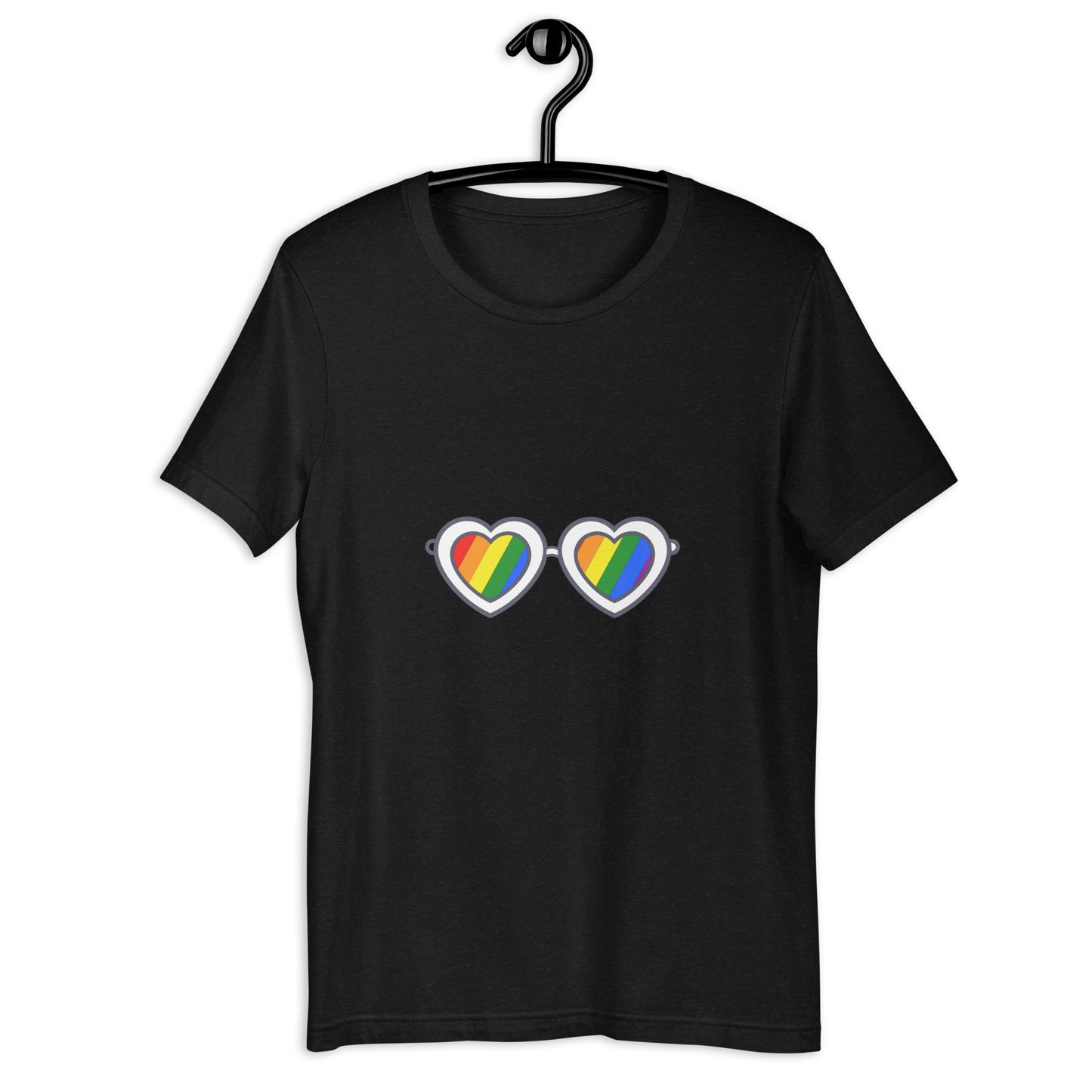 Rainbow glasses Unisex t-shirt