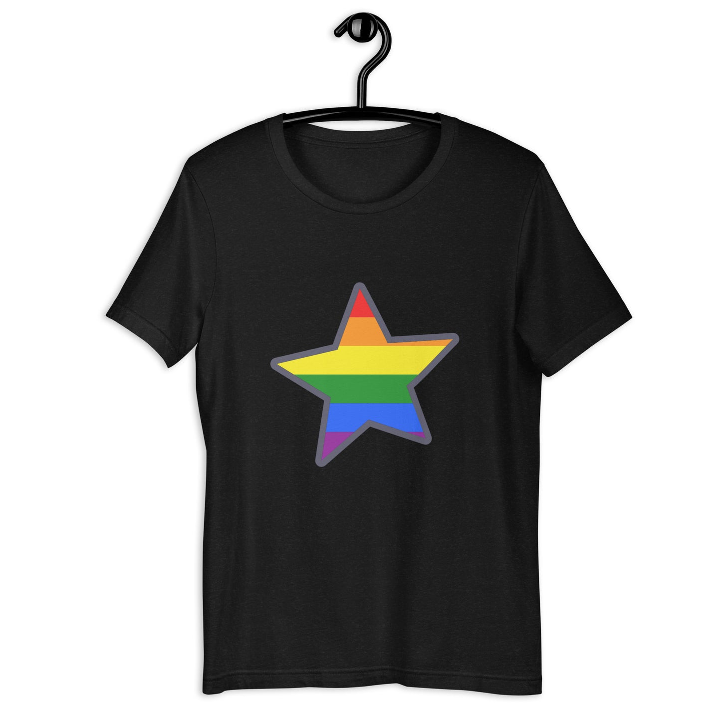 Rainbow Star Unisex t-shirt