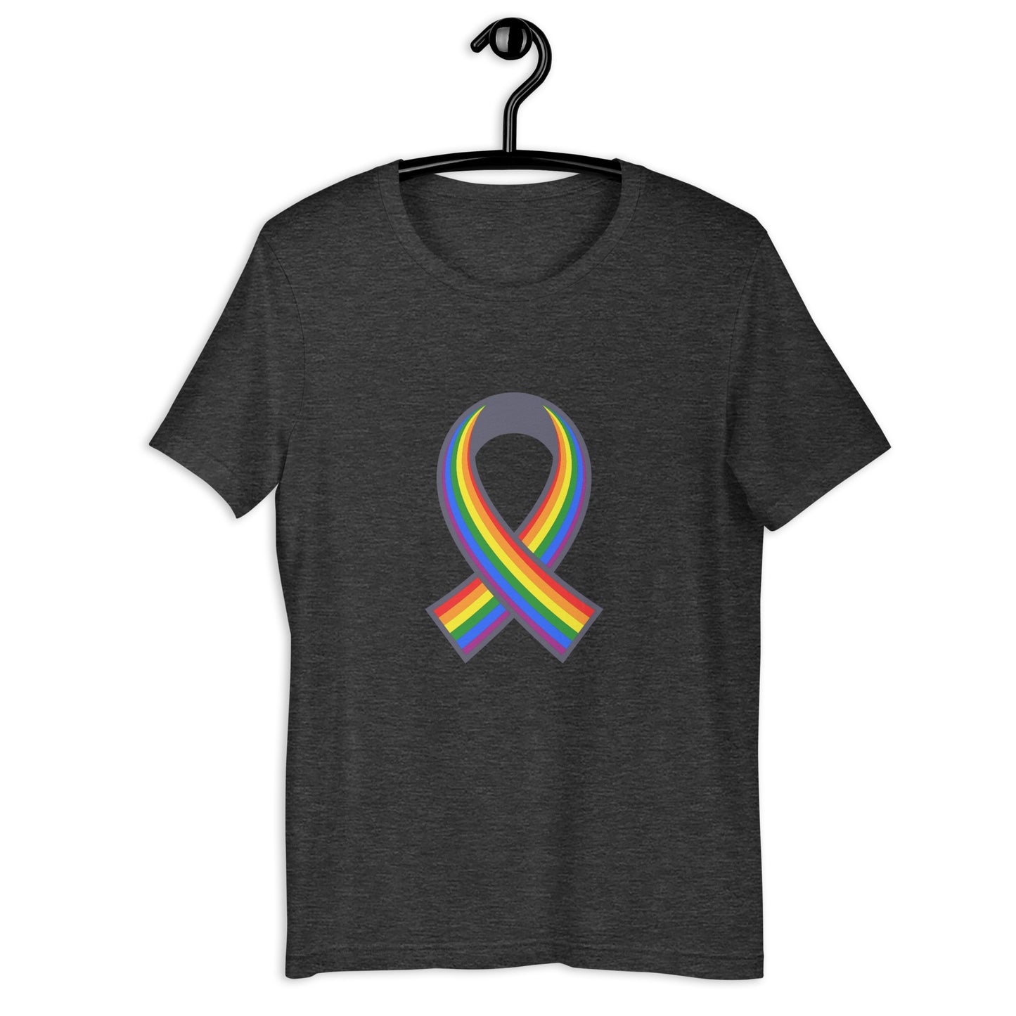 Rainbow Ribbon Unisex t-shirt