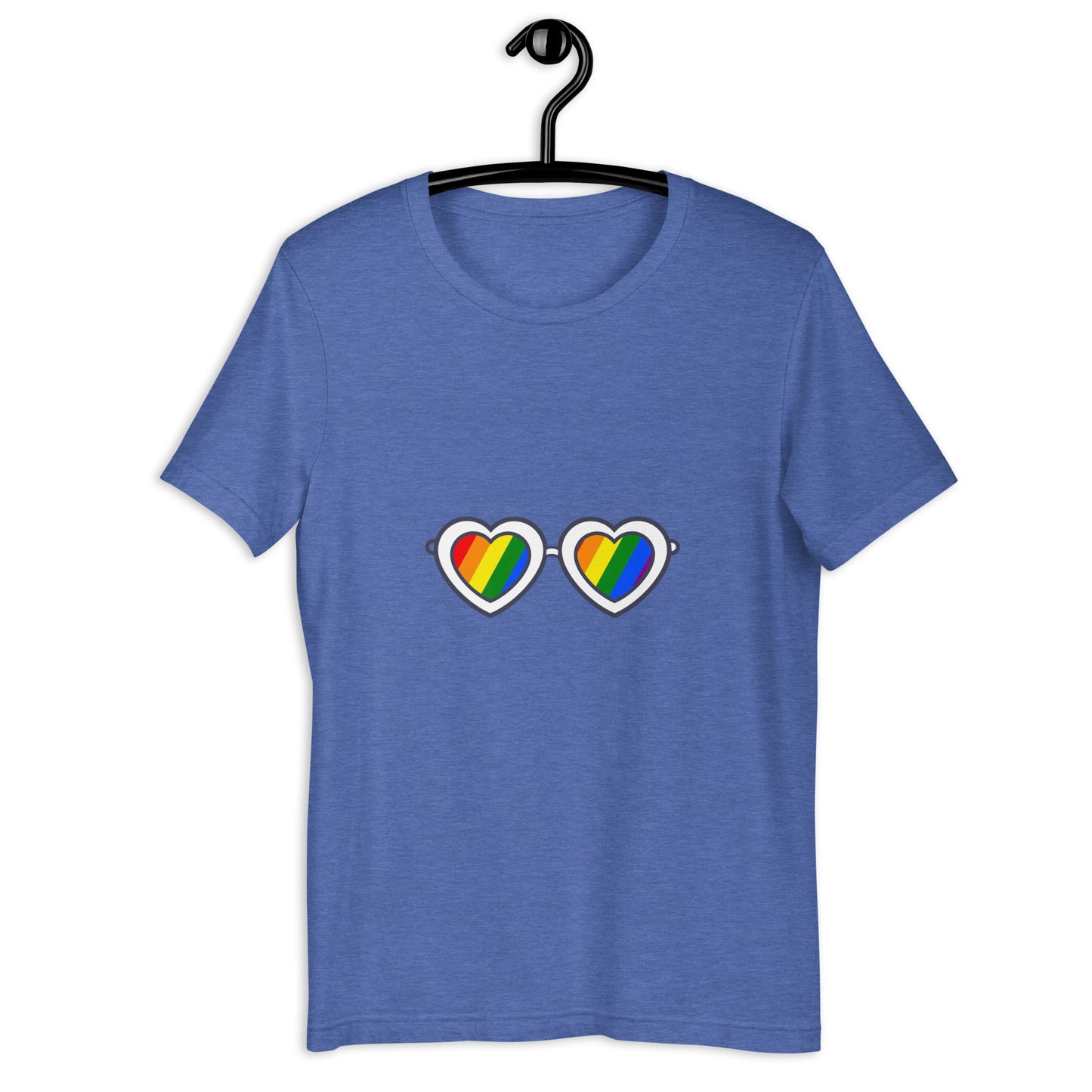 Rainbow glasses Unisex t-shirt