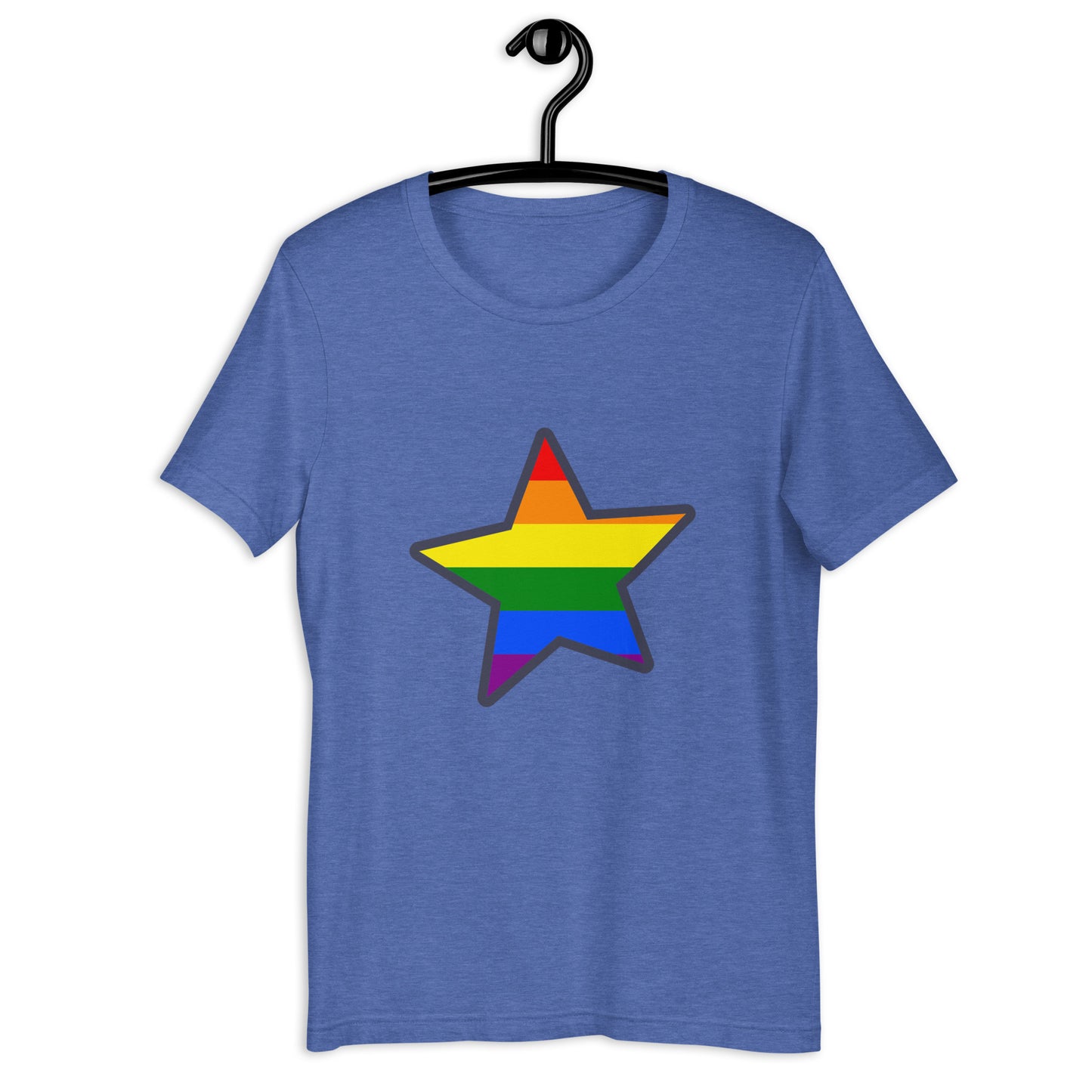 Rainbow Star Unisex t-shirt