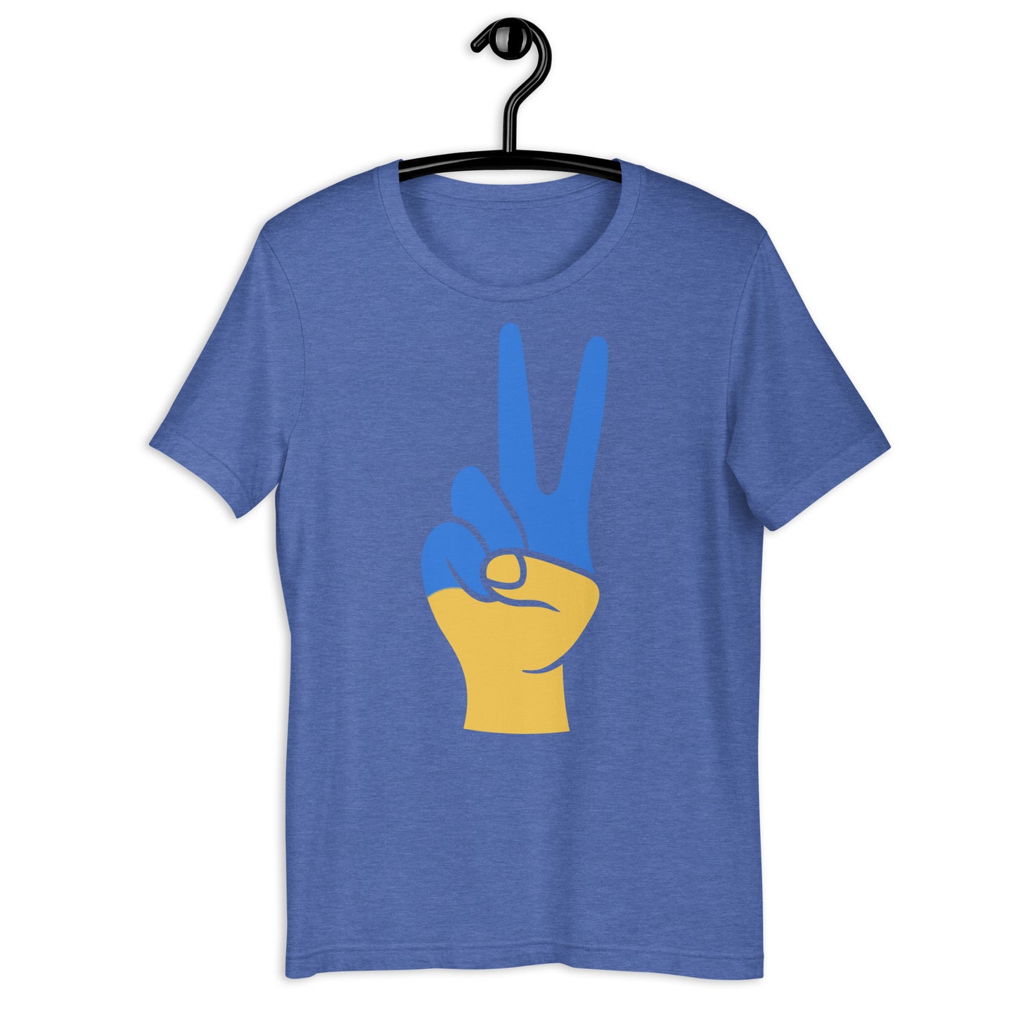 Ukraine peace hand 2 Unisex t-shirt