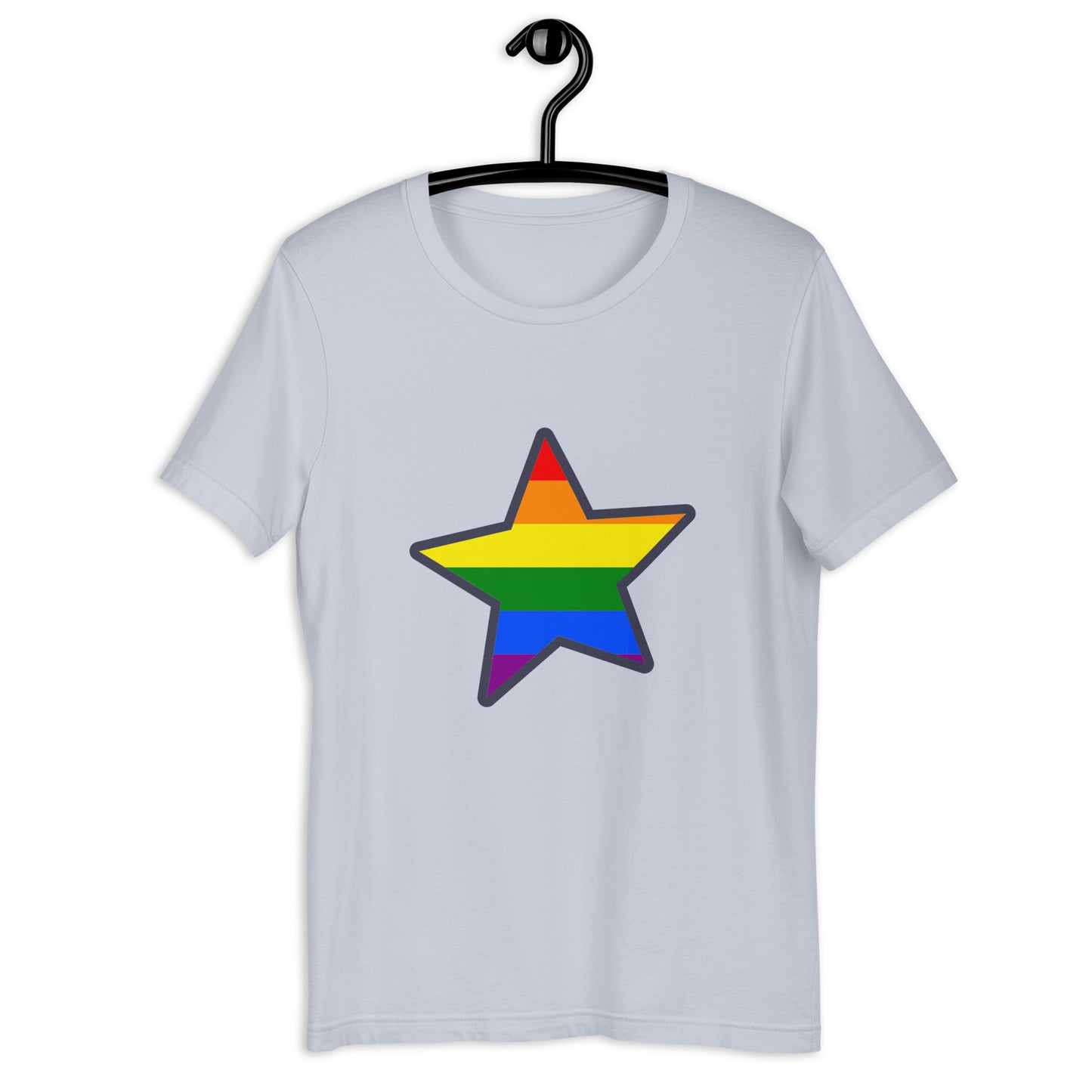 Rainbow Star Unisex t-shirt