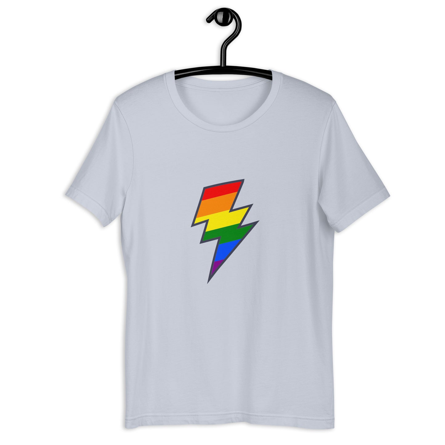 Rainbow Lightning Bolt Unisex t-shirt