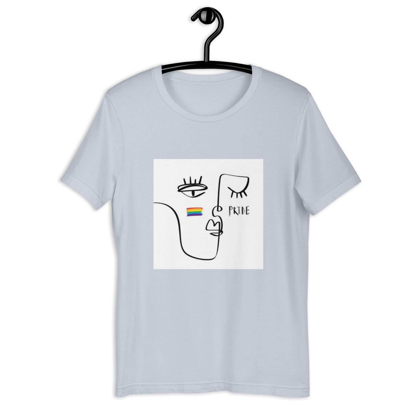 Pride face Unisex t-shirt