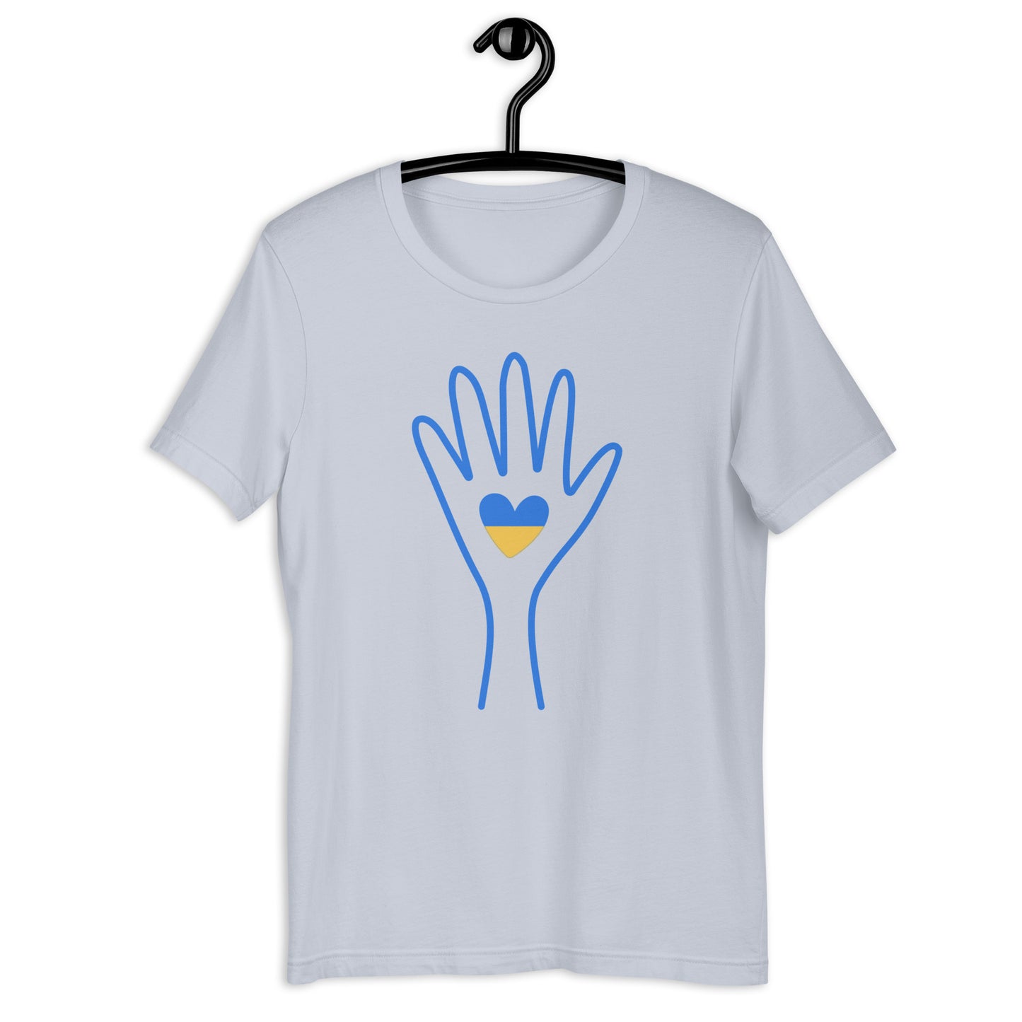 Ukraine Support Hand Unisex t-shirt