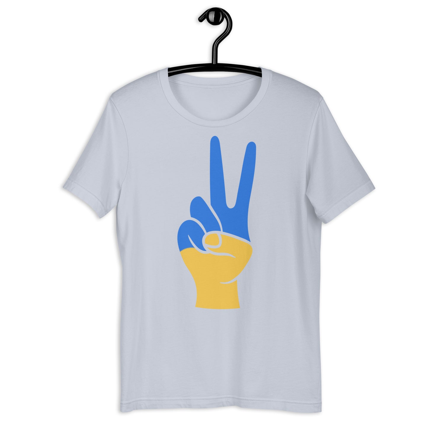 Ukraine peace hand 2 Unisex t-shirt