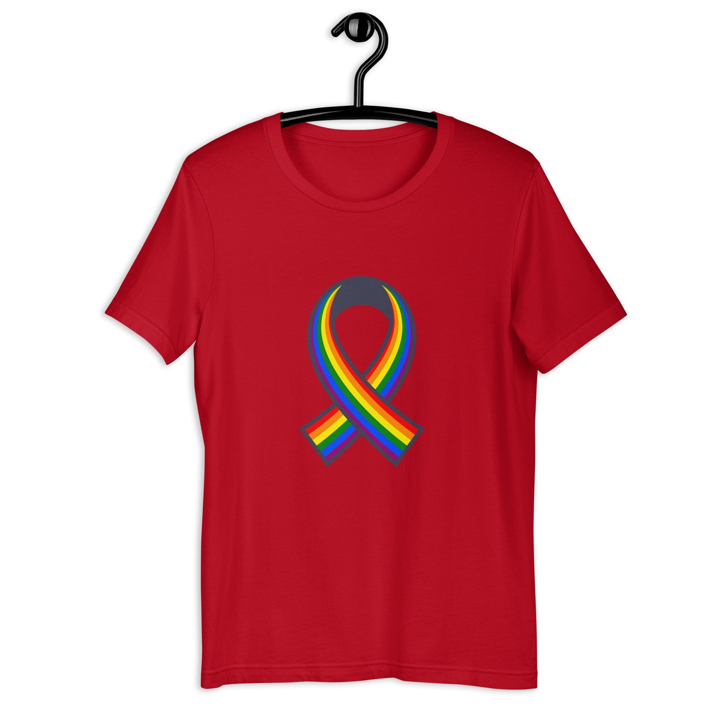 Rainbow Ribbon Unisex t-shirt