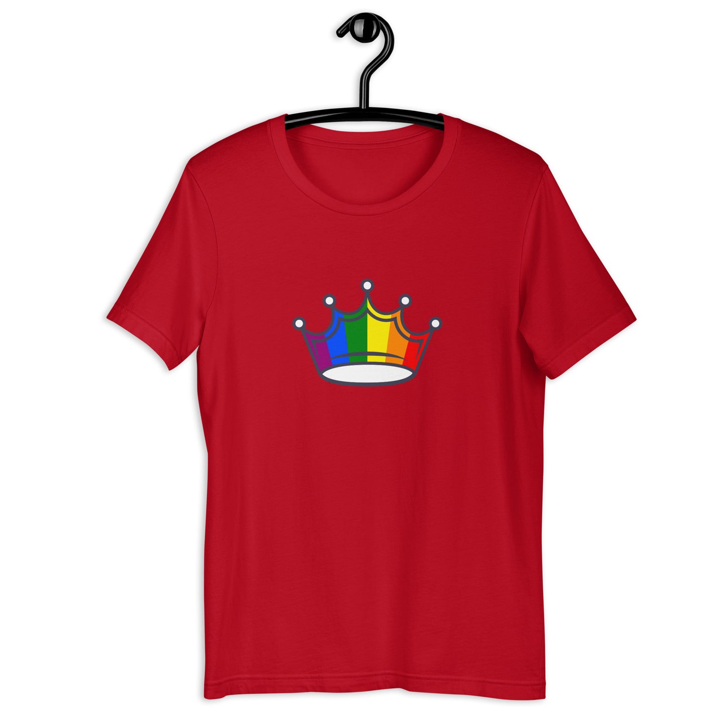 Rainbow Crown Unisex t-shirt