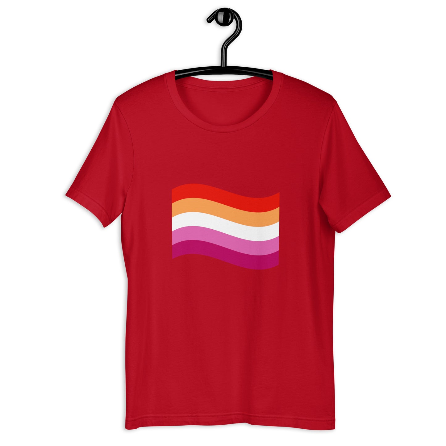 Lesbian Flag Unisex t-shirt