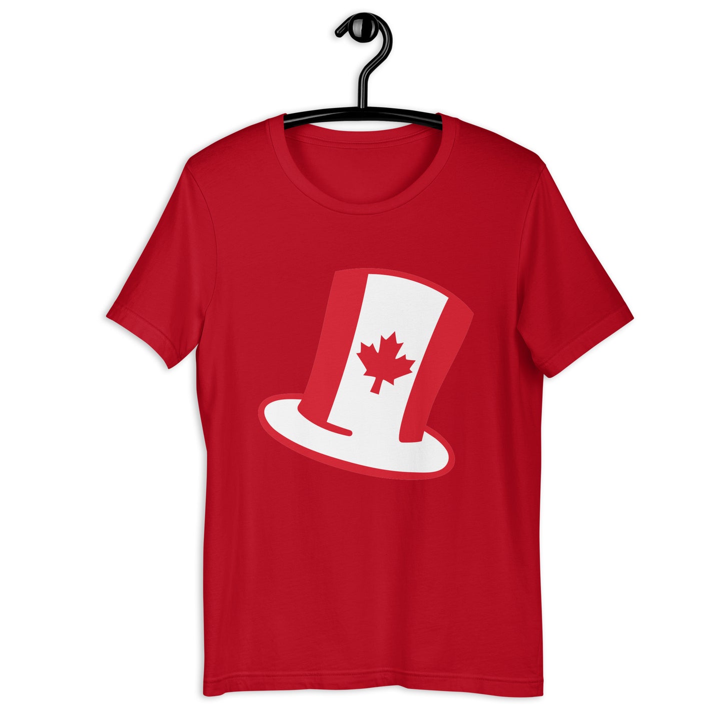 Canadian Flag Top Hat Unisex t-shirt