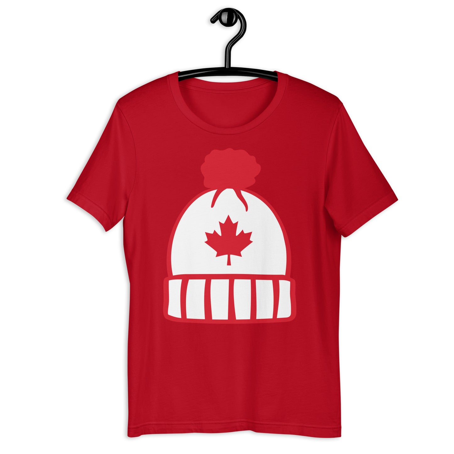 Canadian Maple Leaf Winter Hat  Unisex t-shirt