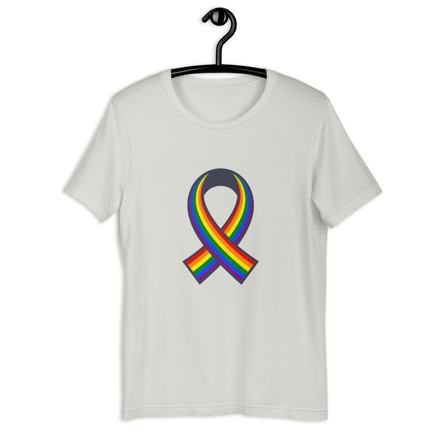 Rainbow Ribbon Unisex t-shirt