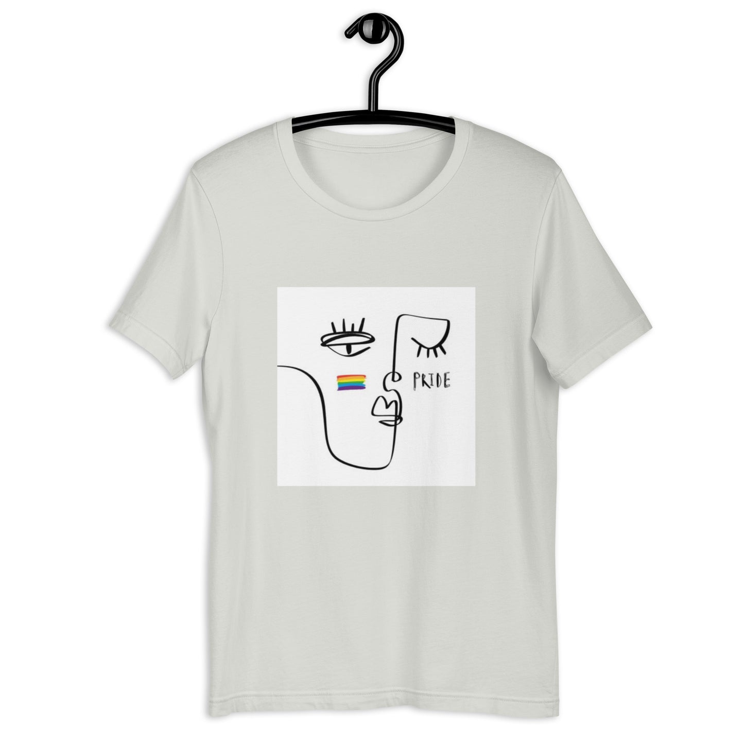 Pride face Unisex t-shirt