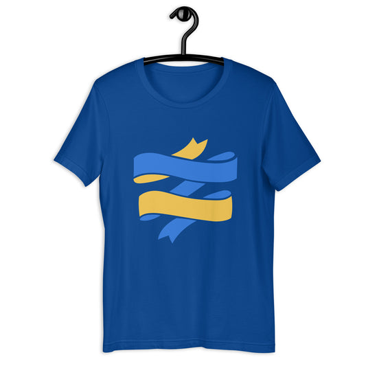 Stand With Ukraine ribbon Unisex t-shirt