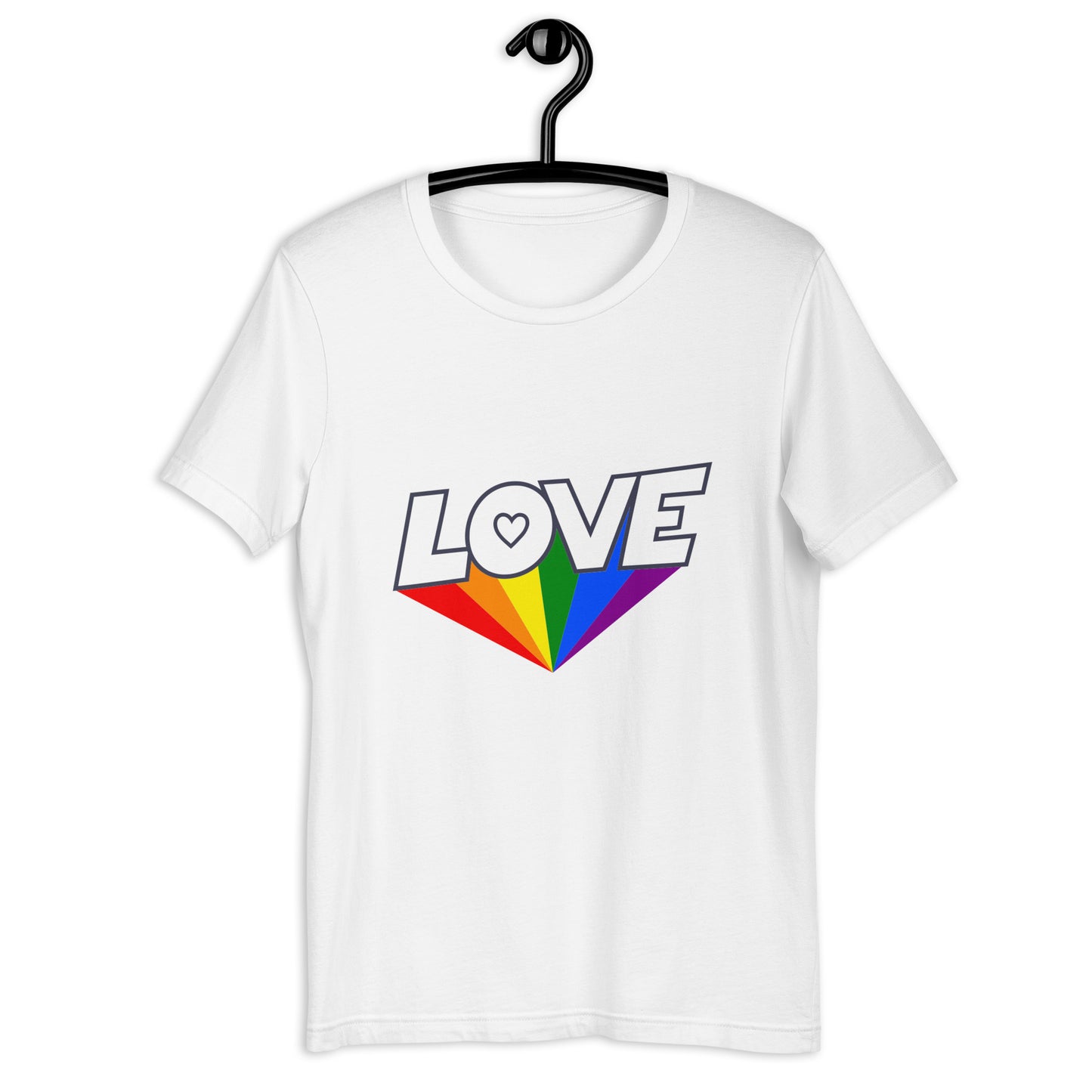 LOVE RAINBOW Unisex t-shirt