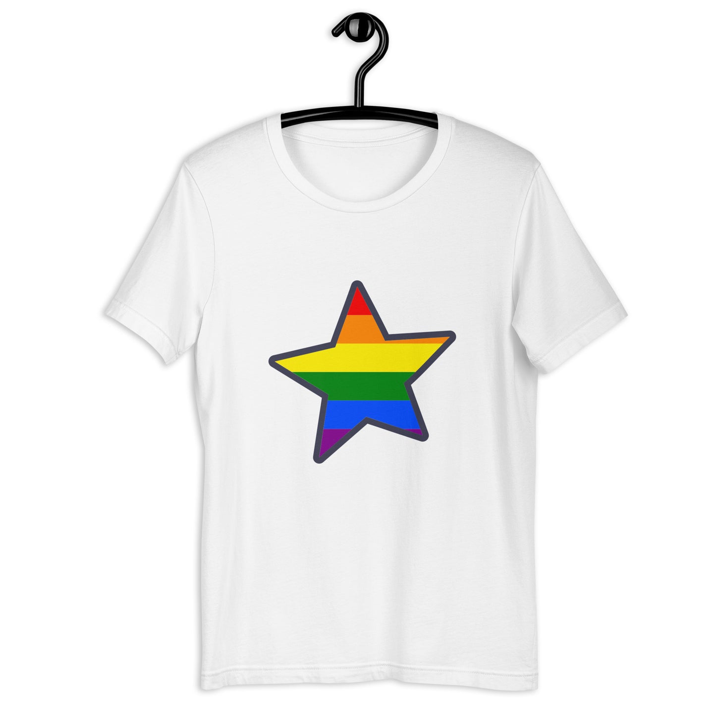 Rainbow Star Unisex t-shirt