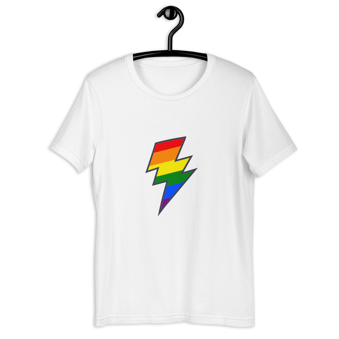 Rainbow Lightning Bolt Unisex t-shirt